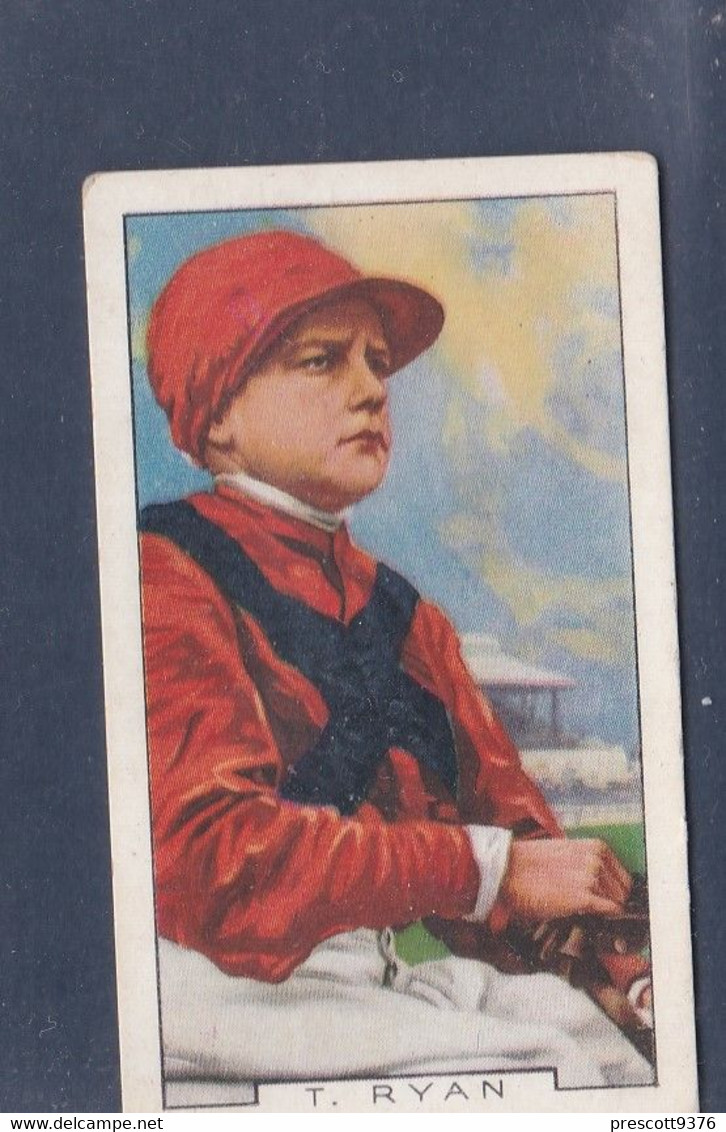 Famous Jockeys 1936 - 17 Terry Ryan  - Gallaher Original Cigarette Card. Sport - Horses - Gallaher