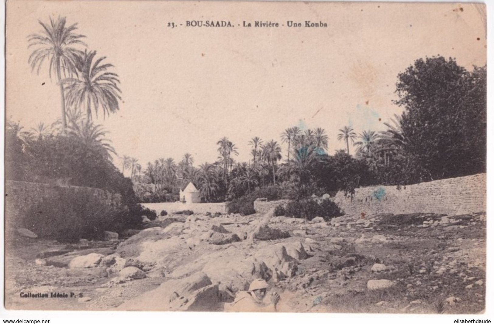 1932 - ALGERIE / OBLITERATION DAGUIN ! - CARTE De BOU-SAADA => FRANCE - Cartas & Documentos