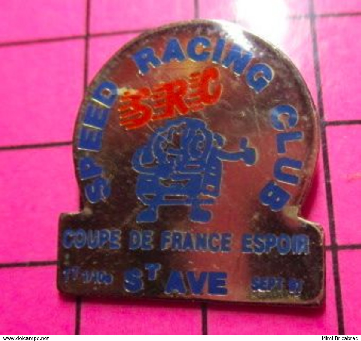 313i Pin's Pins / Beau Et Rare / THEME : SPORTS / SPEED RACING CLUB COUPE DE FRANCE ESPOIR ST AVE - Automobilismo - F1