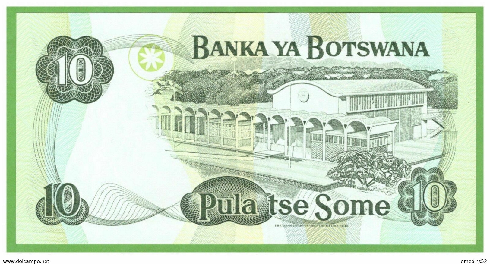 BOTSWANA 10 PULA 1999 P-20a  UNC - Botswana