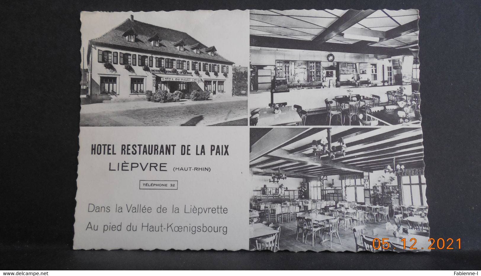 CPSM GF - Lièpvre - Hôtel-Restaurant De La Paix (1960) - Lièpvre