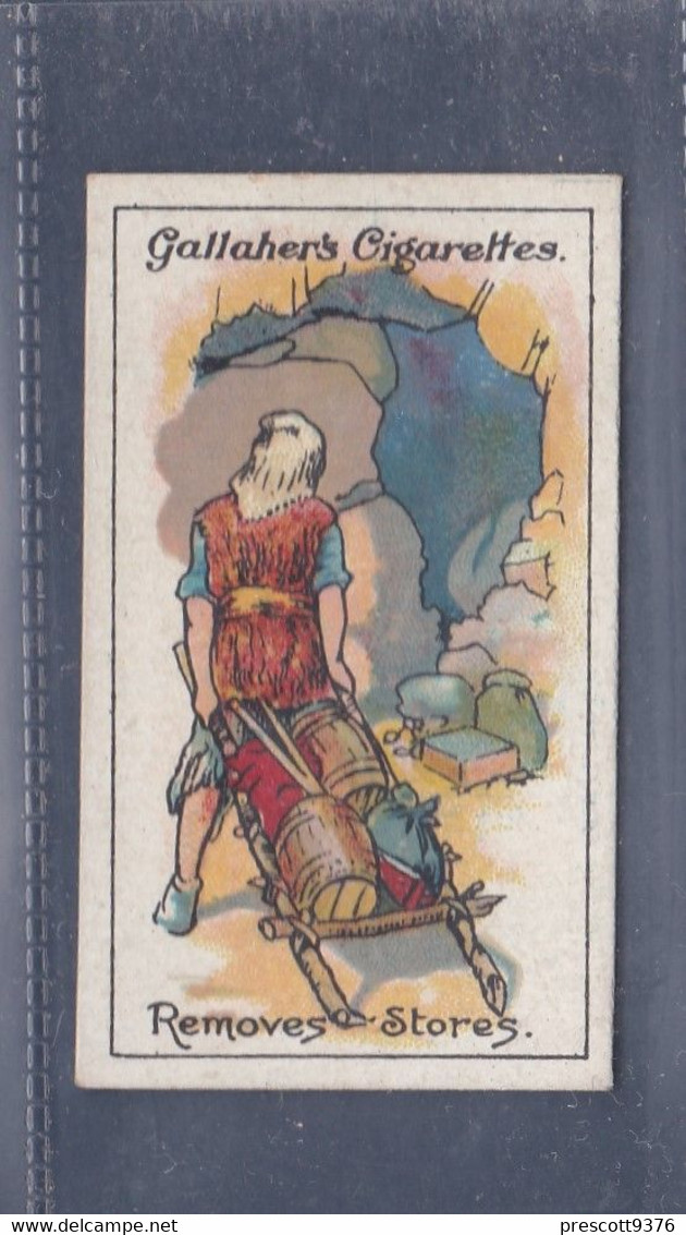 Robinson Crusoe 1928 - 51 Removing Stores - Gallaher Original Cigarette Card. - Gallaher