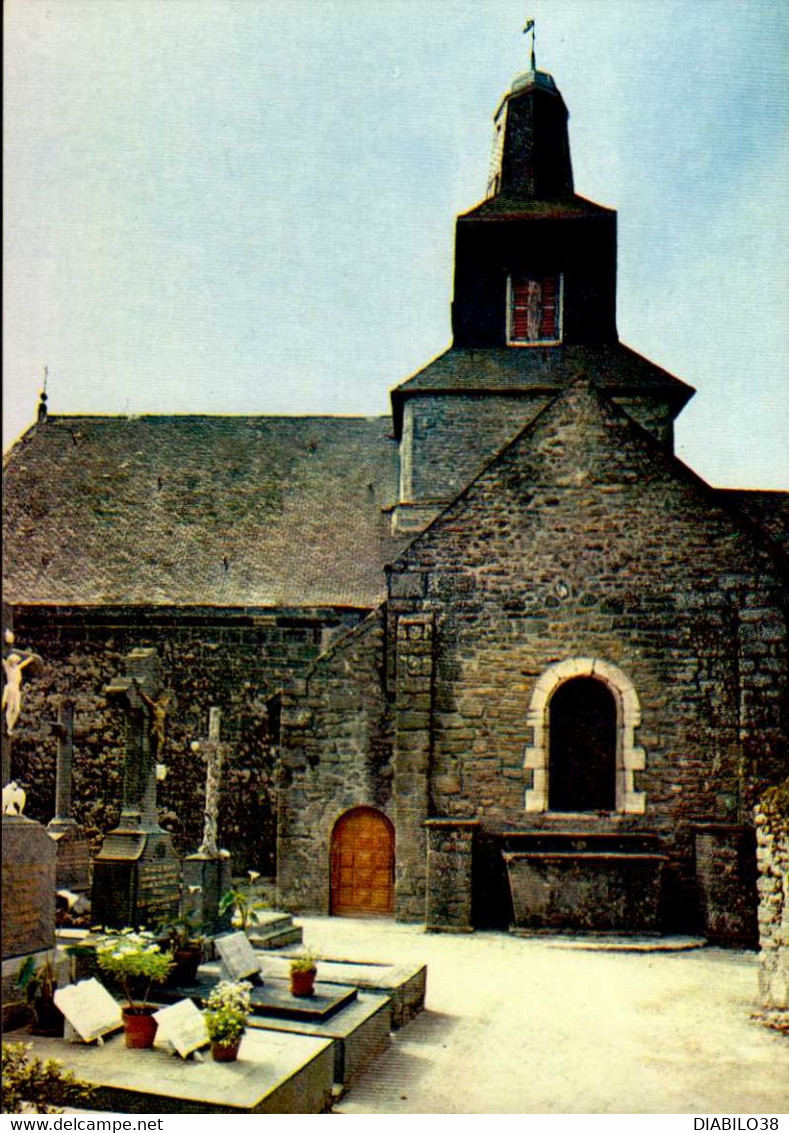 ILE D ' ARZ    ( MORBIHAN )  EGLISE ROMANE XII ° SIECLE. CLASSEE MONUMENT HISTORIQUE - Ile D'Arz