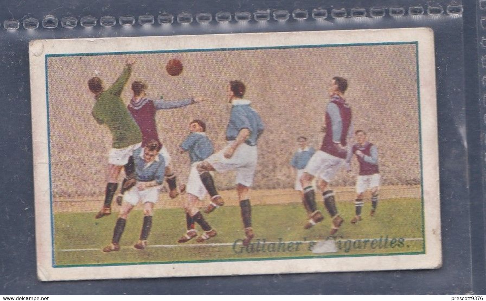 Footballers 1928 - Birmingham V Aston Villa - Gallaher Original Cigarette Card. - Gallaher