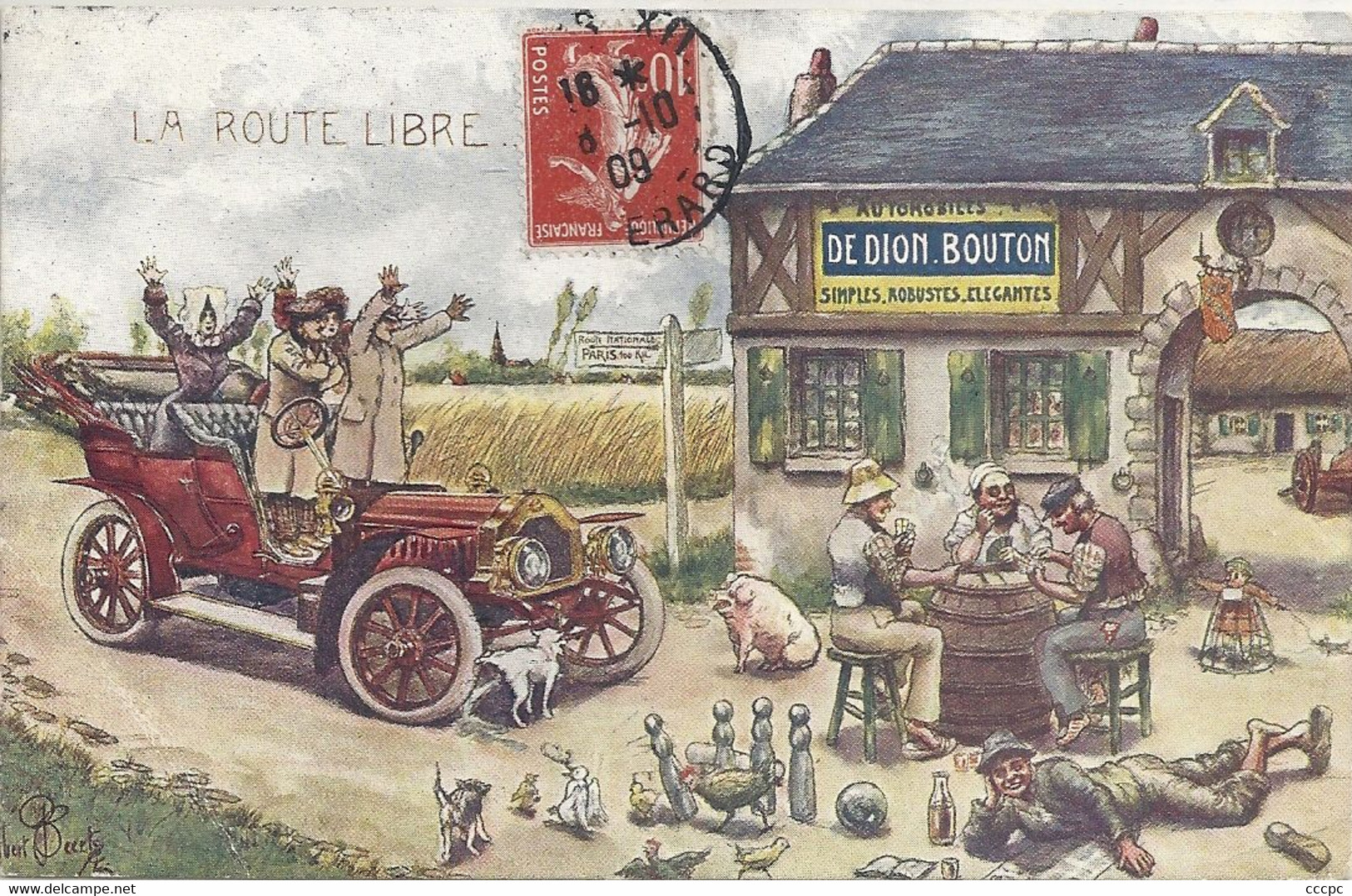CPA Illustrateur Beerts La Route Libre - Beerts, Albert