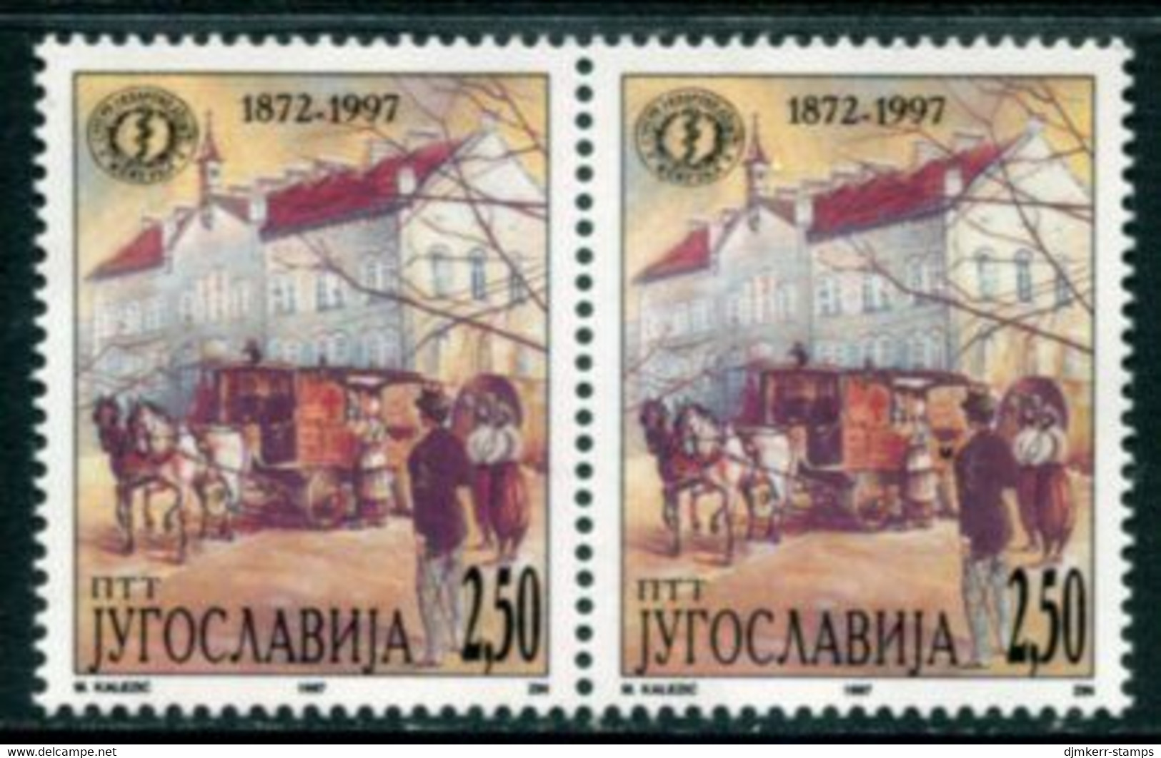 YUGOSLAVIA 1997 Serbian Doctors' Association With Engraver's Mark MNH / **.  Michel 2816 I - Unused Stamps