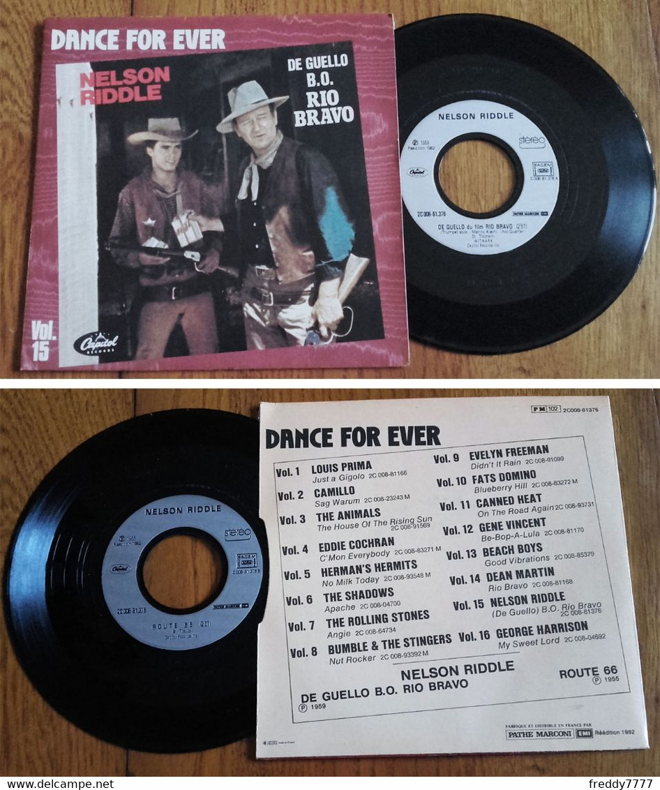 RARE French SP 45t RPM (7") BOF "RIO BRAVO" (John Wayne & Ricky Nelson P/s, 1982) - Música Del Mundo