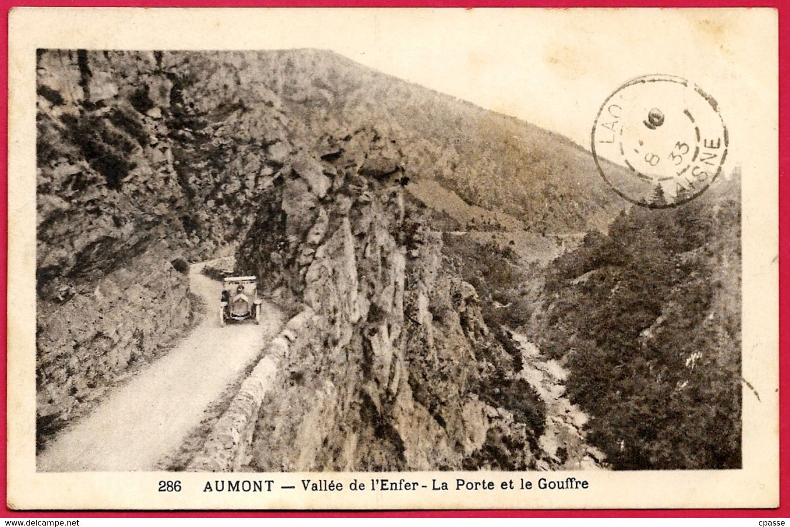 CPA 48 AUMONT - Vallée De L' Enfer - La Porte Et Le Gouffre - Aumont Aubrac