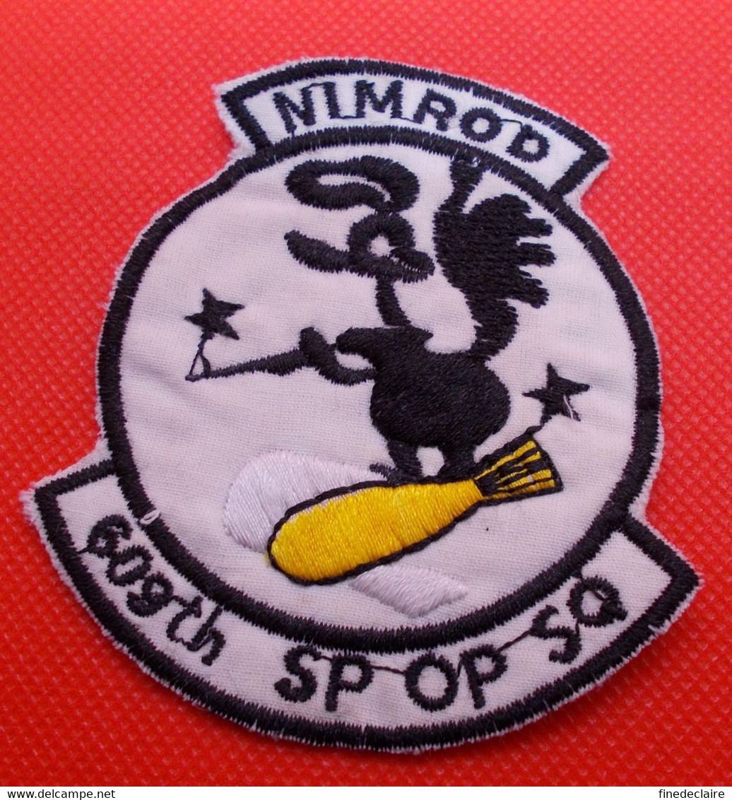 Ecusson/patch - Vietnam US Air Force 609h Special Operations Squadron Nimrod - Ecussons Tissu