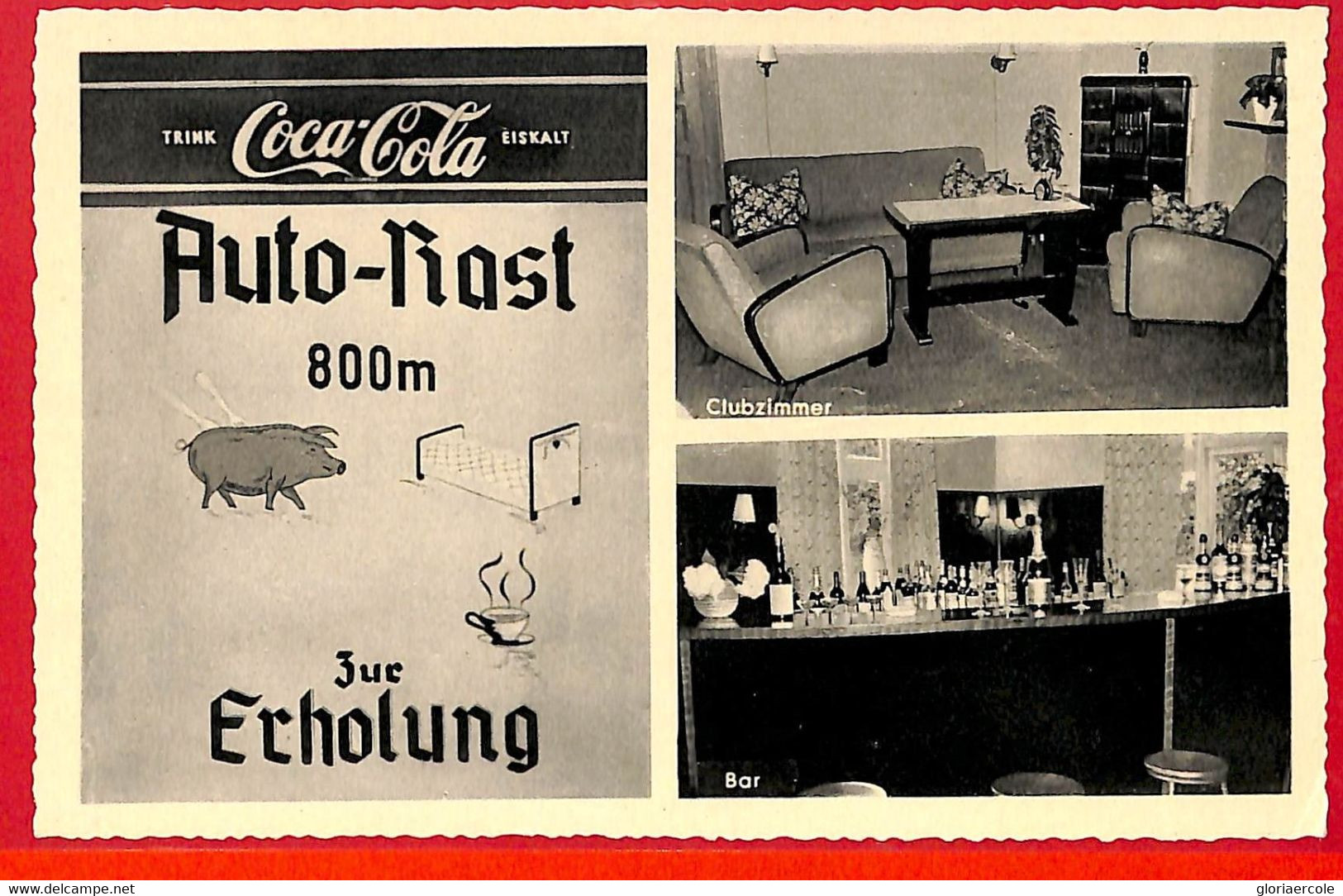 Aa7533  - Ansichtskarten VINTAGE  POSTCARD: GERMANY Deutschland -  Friedrichsholm COCA COLA - Friedrichsruh