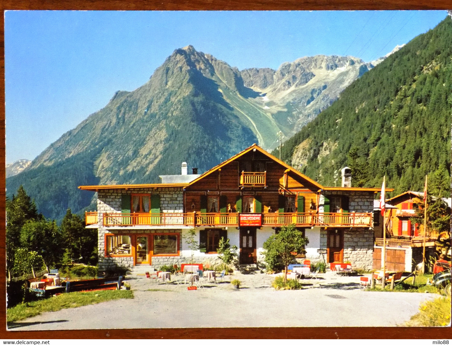 SVIZZERA SUISSE -RESTAURANT BELVEDERE CHAMPEX ORSIERES VALAIS -F.G. - Orsières