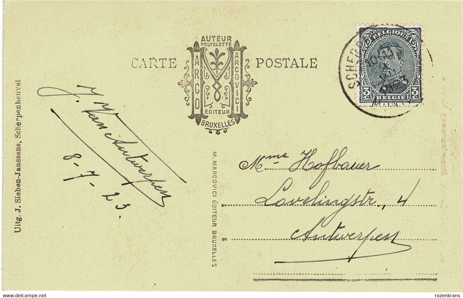 Lot 2 X CPA Scherpenheuvel Kruisweg  Chemin De La Croix  Montaigue Kalvarie Rosenkransweg ZELDZAAM (In Zeer Goede Staat) - Scherpenheuvel-Zichem