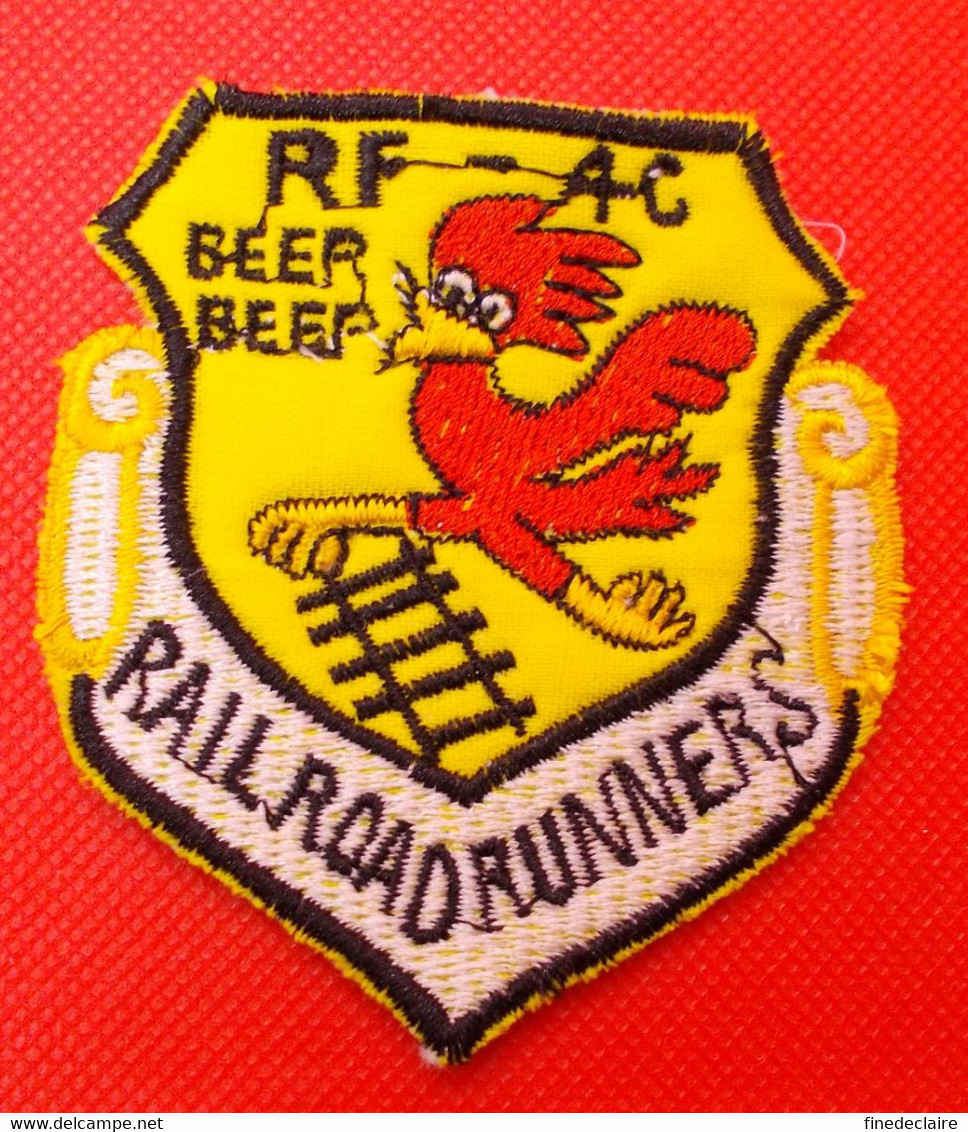 Ecusson/patch - US Air Force Vietnam F4 Phantom II RF4C Rail Road Runners - Ecussons Tissu