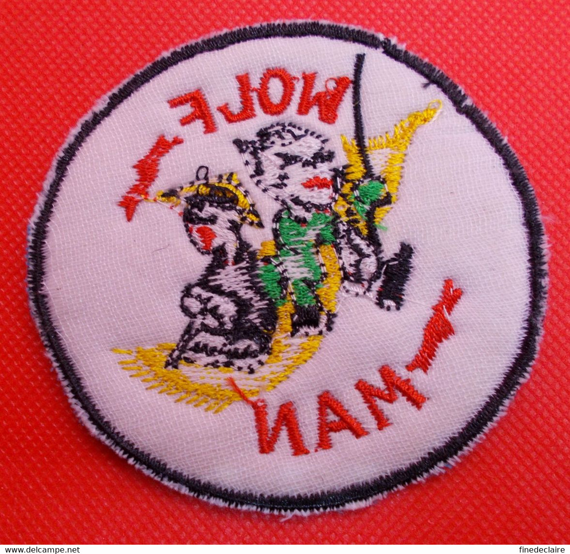 Ecusson/patch US Vietnam - 131st Aviation Company AERIAL SURVEILLANCE "Wolf Man" - Ecussons Tissu