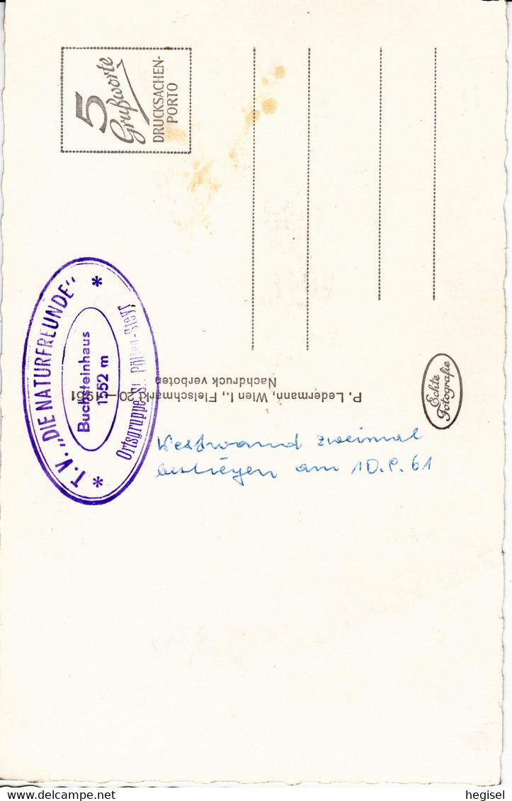 1961, Österreich, Großer Buchstein Mit Buchsteinhaus, Gesäuse, Steiermark - Gesäuse