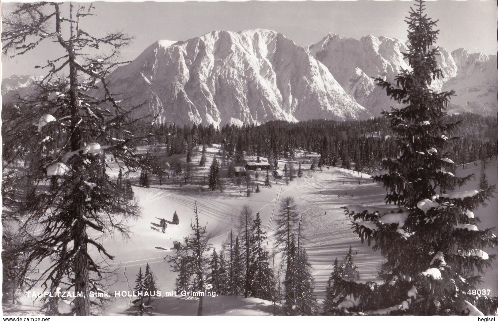 Österreich, Tauplitzalm ,Th. K. Hollhaus Mit Grimming, Totes Gebirge, Steiermark - Tauplitz