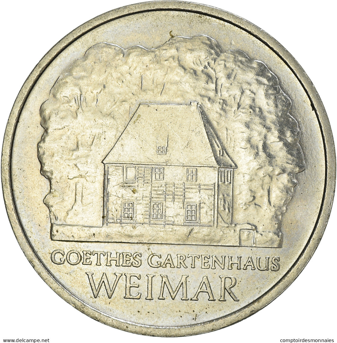 Monnaie, GERMAN-DEMOCRATIC REPUBLIC, 5 Mark, 1982, Berlin, Goethe's Weimar - 5 Mark