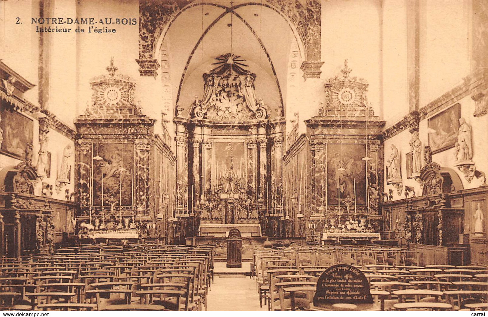 NOTRE-DAME-AU-BOIS - Intérieur De L'église. - Overijse