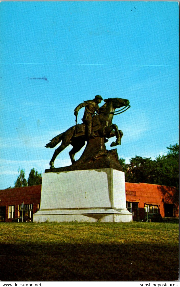 Missouri St Joseph Pony Express Statue - St Joseph