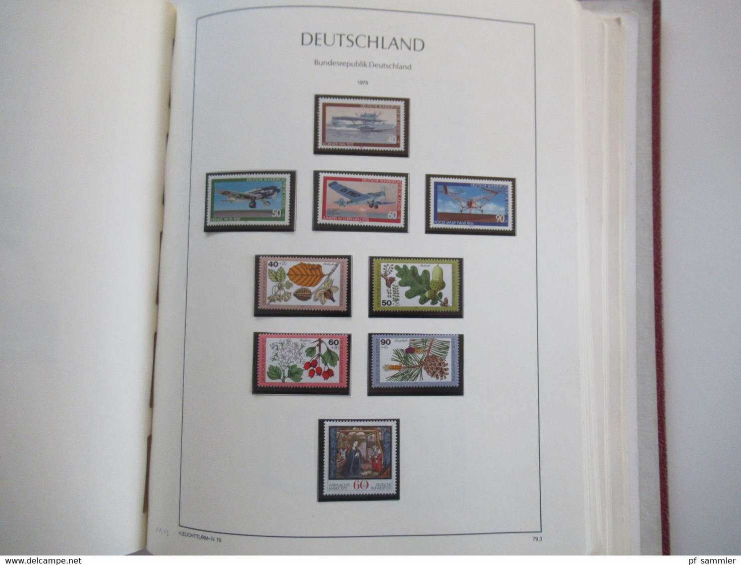 BRD / BUND 1972 - 1986 sauber ** / postfrisch im Leuchtturm Vordruck Album überkomplett mit Blockeinzelmarken!