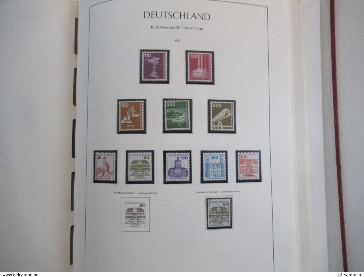 BRD / BUND 1972 - 1986 sauber ** / postfrisch im Leuchtturm Vordruck Album überkomplett mit Blockeinzelmarken!