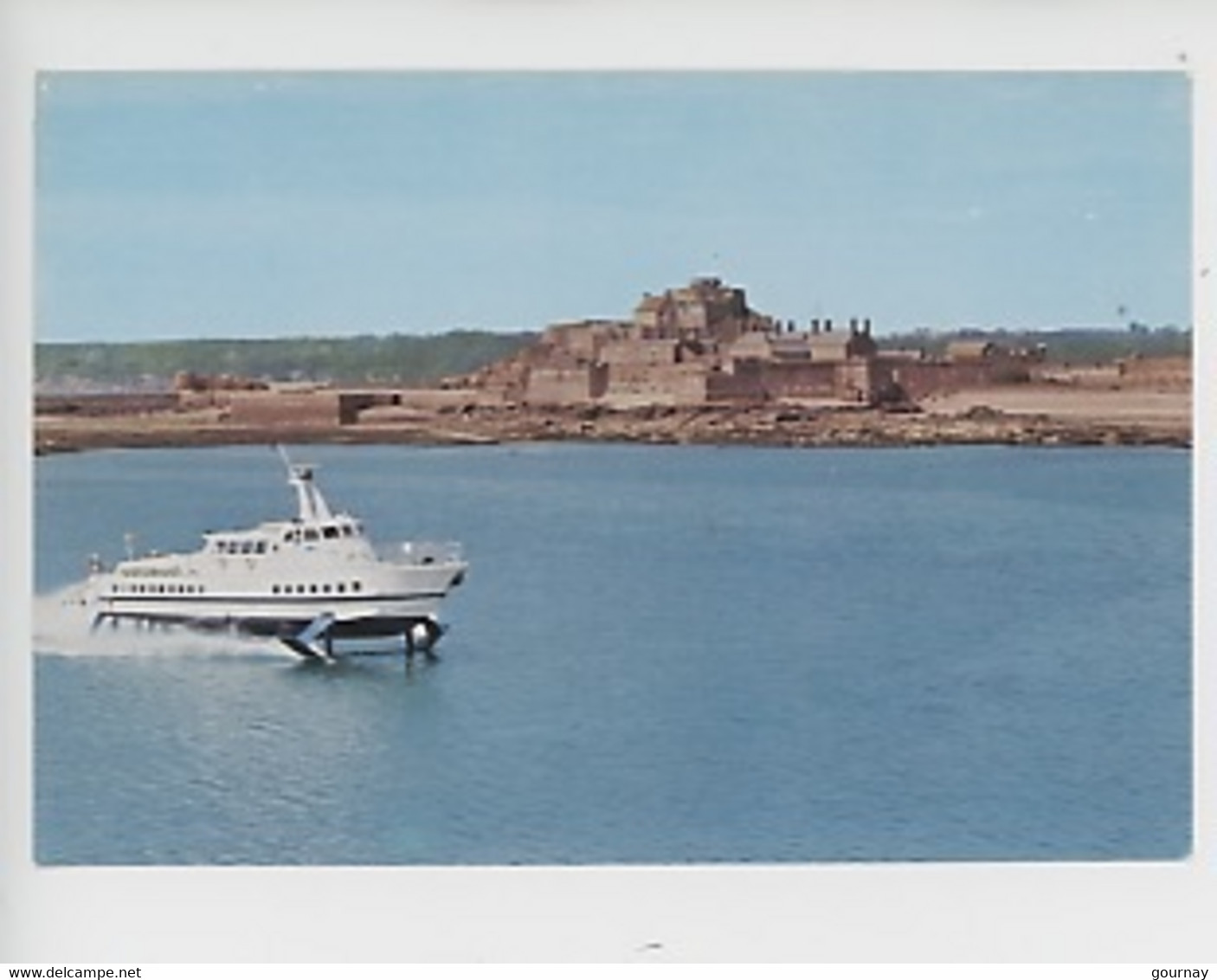 Hydrofoil Craft Saint Hélier - Bateau Crois Croisière Jersey Iles De La Manche (cp Vierge) - Hovercrafts