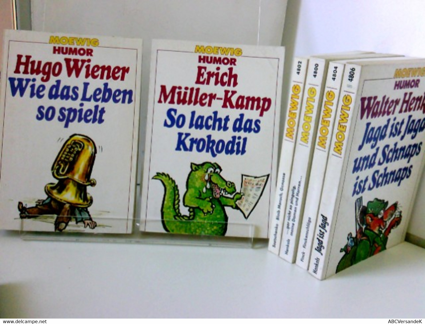Konvolut Moewig Humor: 6 Taschenbücher. 1. H. Wiener Iwe Das Lerben So Spielt, 2. E. Müller- Kamp So Lacht Das - Humor