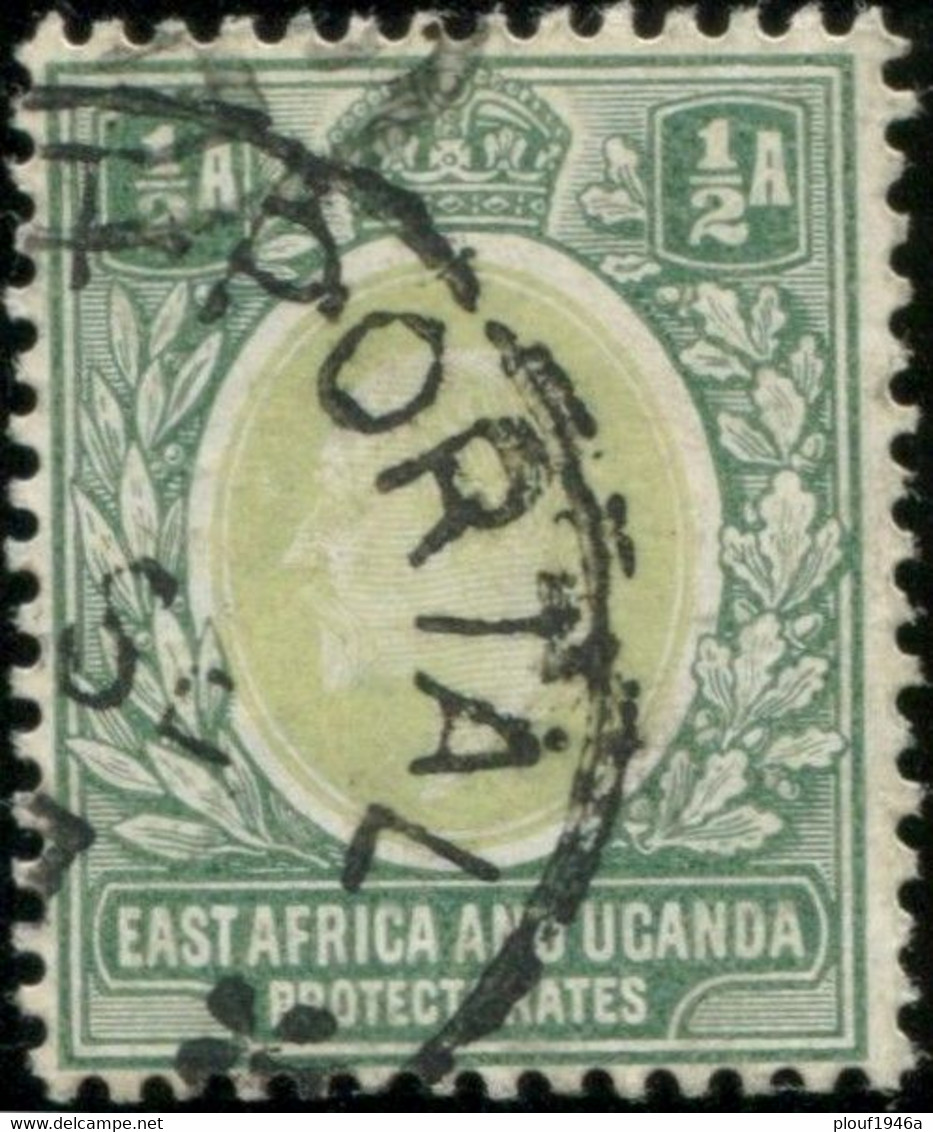 Pays :    9,2 (Afrique Orientale Britannique & Ouganda)  Yvert Et Tellier N° :     92 (o) - Protectoraten Van Oost-Afrika En Van Oeganda