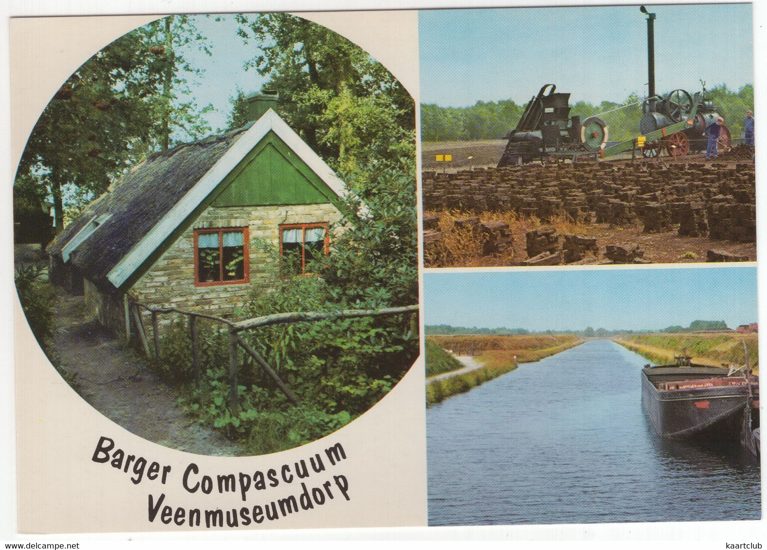 Barger Compascuum - Veenmuseumdorp 't Aole Compas' - (gem. Emmen, Nederland) - Nr. L 8265 - O.a. Locomobiel, Turf - Emmen