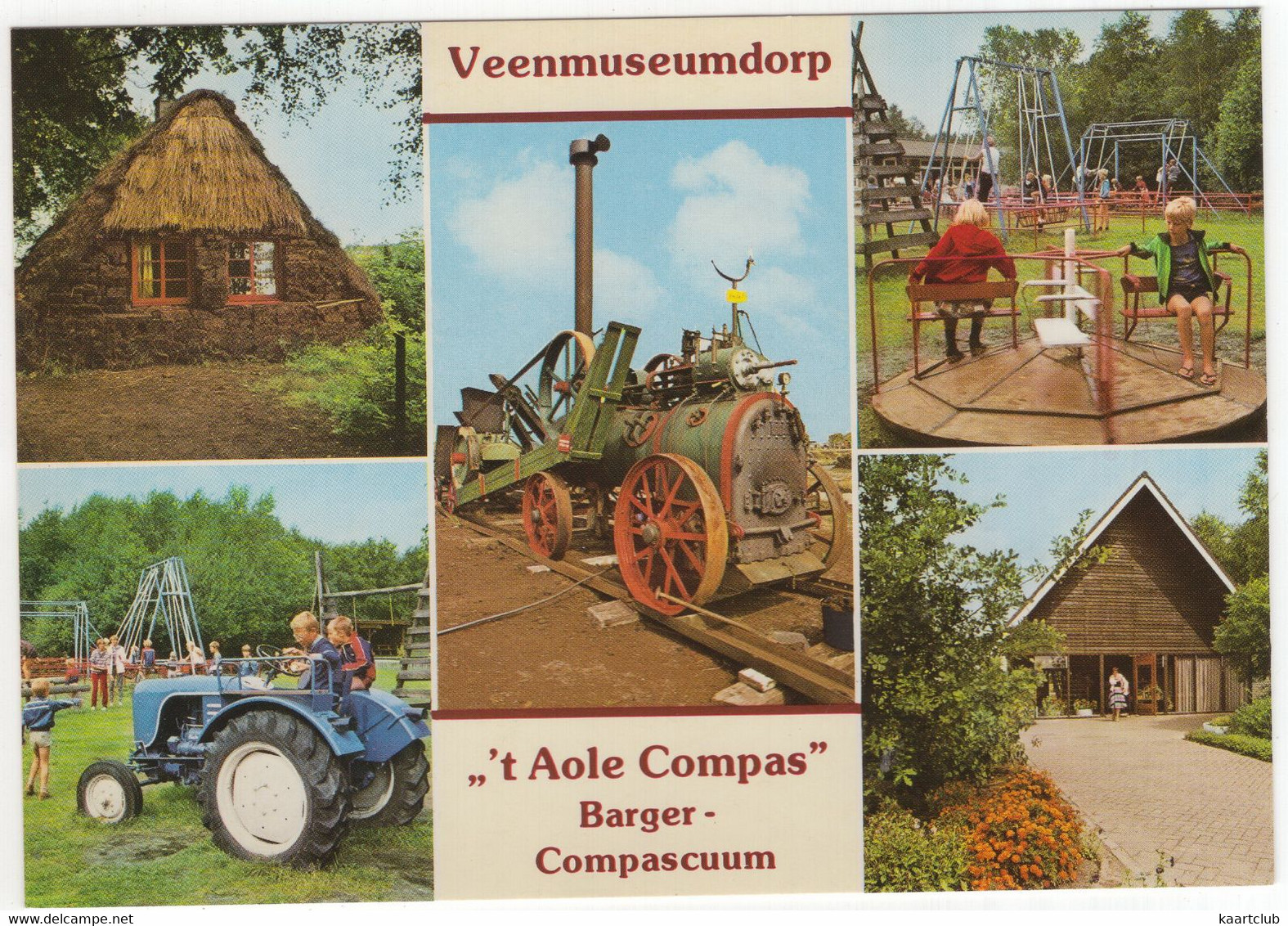 Barger Compascuum - Veenmuseumdorp 't Aole Compas' - (gem. Emmen, Nederland) - Nr. L 8262 - O.a. Locomobiel, Tractor - Emmen