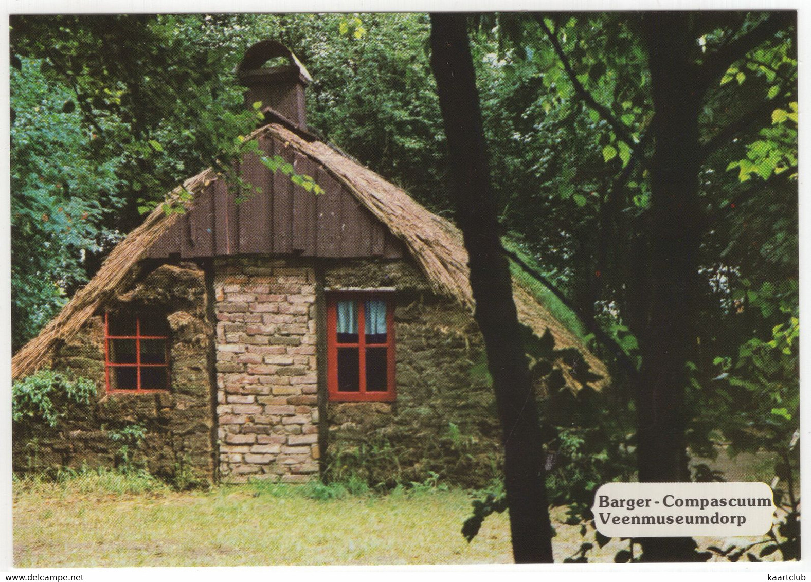 Barger Compascuum - Veenmuseumdorp 't Aole Compas' - (gem. Emmen, Nederland) -  Plaggenhut - Emmen