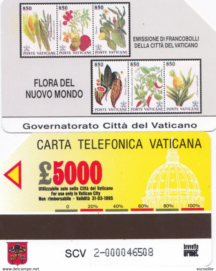 USATE   Città Del Vaticano  Flora Dal Nuovo Mondo - Vaticano