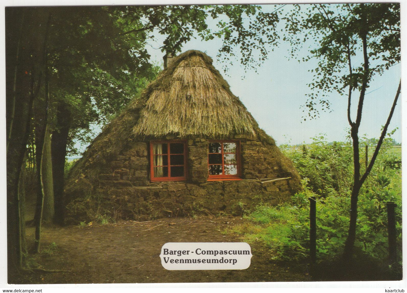 Barger Compascuum - Veenmuseumdorp 't Aole Compas' - (gem. Emmen, Nederland)  Nr. L 3571 - Plaggenhut - Emmen