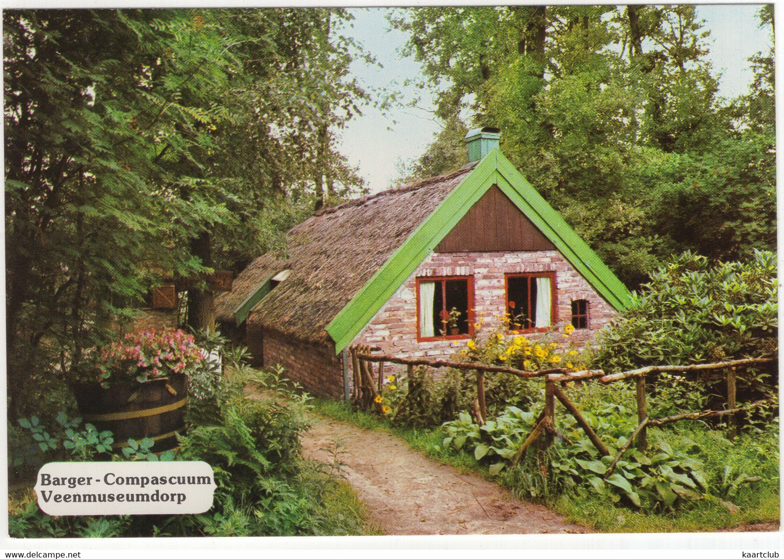 Barger Compascuum - Veenmuseumdorp 't Aole Compas' - (gem. Emmen, Nederland)  Nr. L 3558 - Stenen Huisje, Riet Gedekt - Emmen