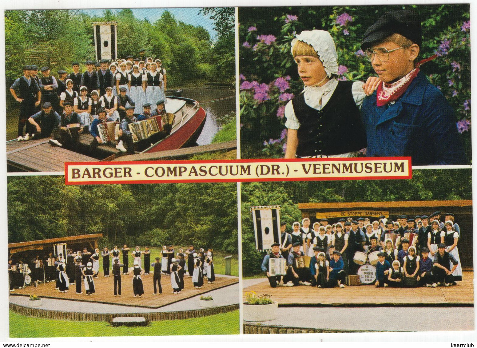 Barger Compascuum : Folkloristiche Dansgroep 'De Stoppeldansers' - Veenmuseumdorp 't Aole Compas' - (gem. Emmen) - Emmen
