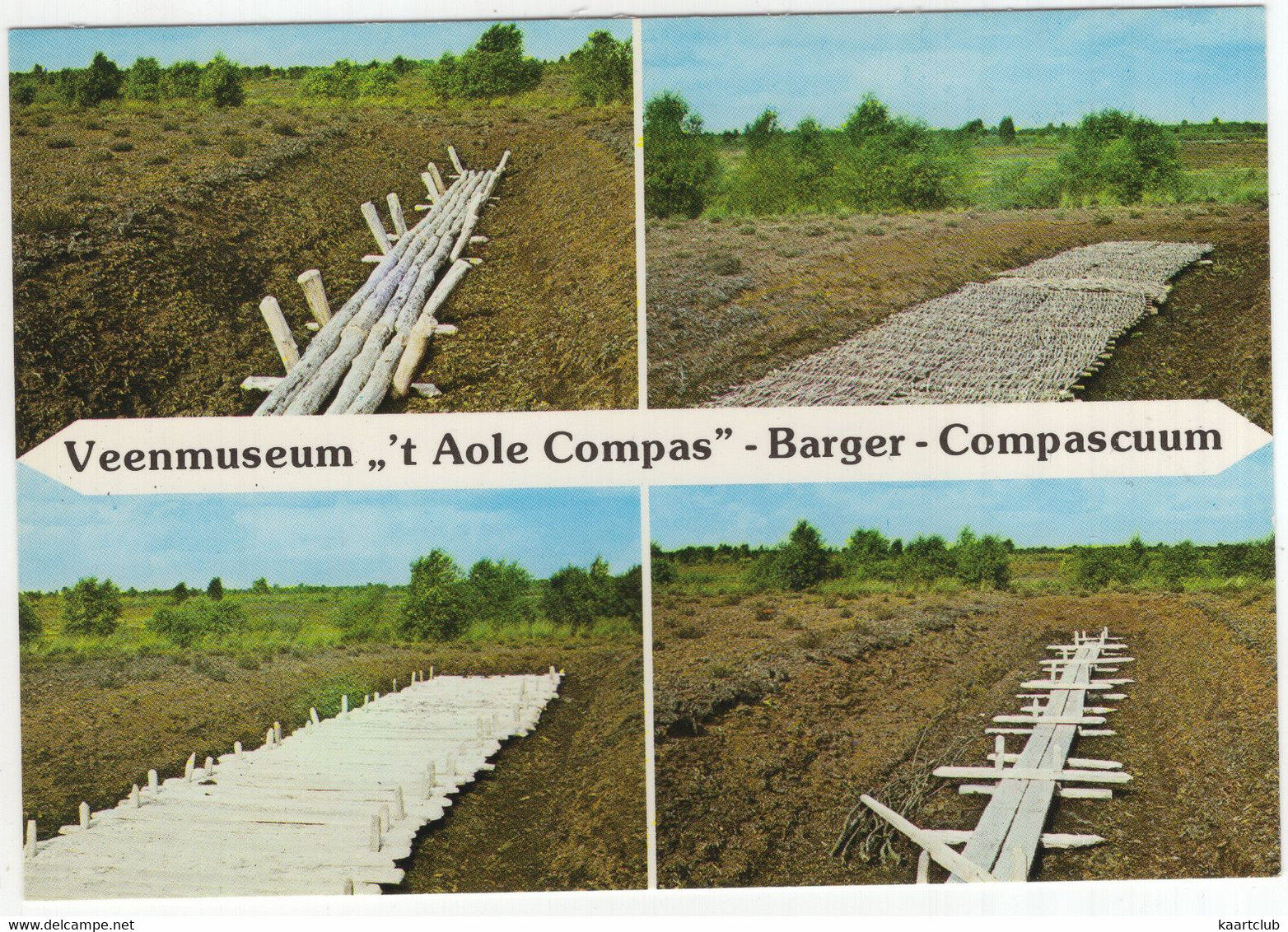 Barger Compascuum : Veenbruggen Op 't Hoogveengebied - Veenmuseum 't Aole Compas' - (Drenthe,Nederland) - Nr. L 7481 - Emmen