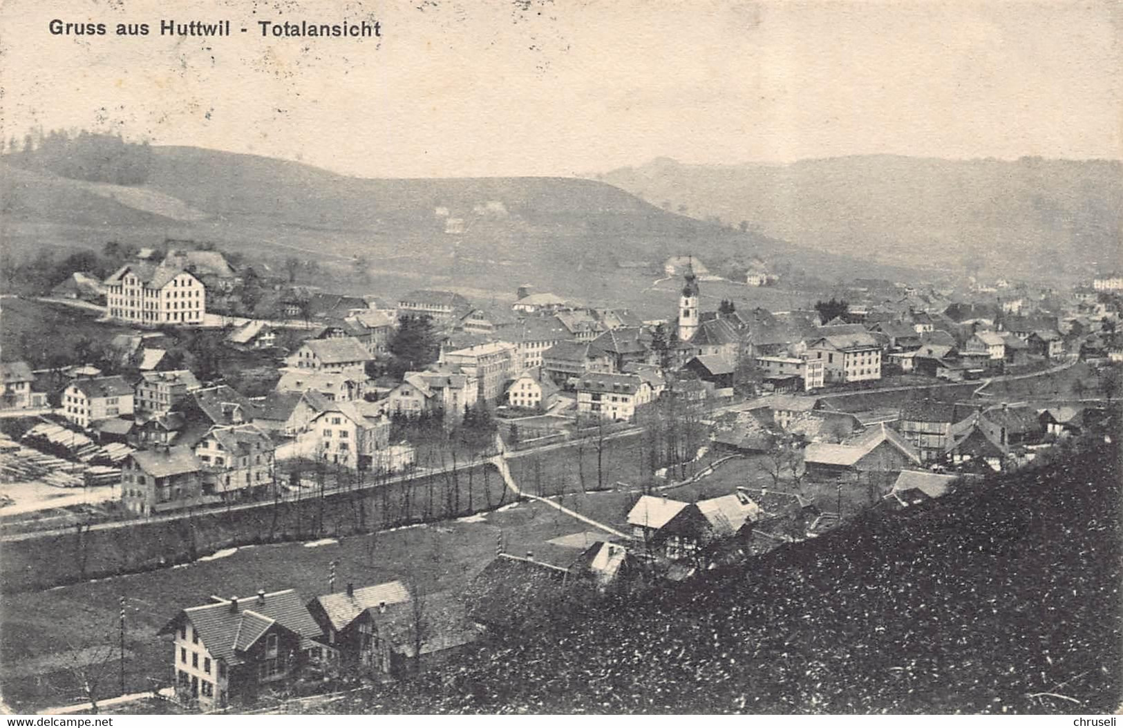 Huttwil  Dorfansicht 1913 - Huttwil