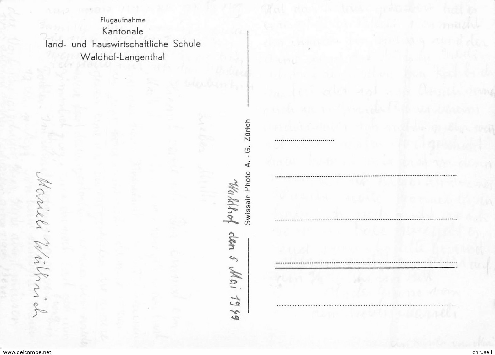 Waldhof - Langenthal Fliegeraufnahme - Langenthal