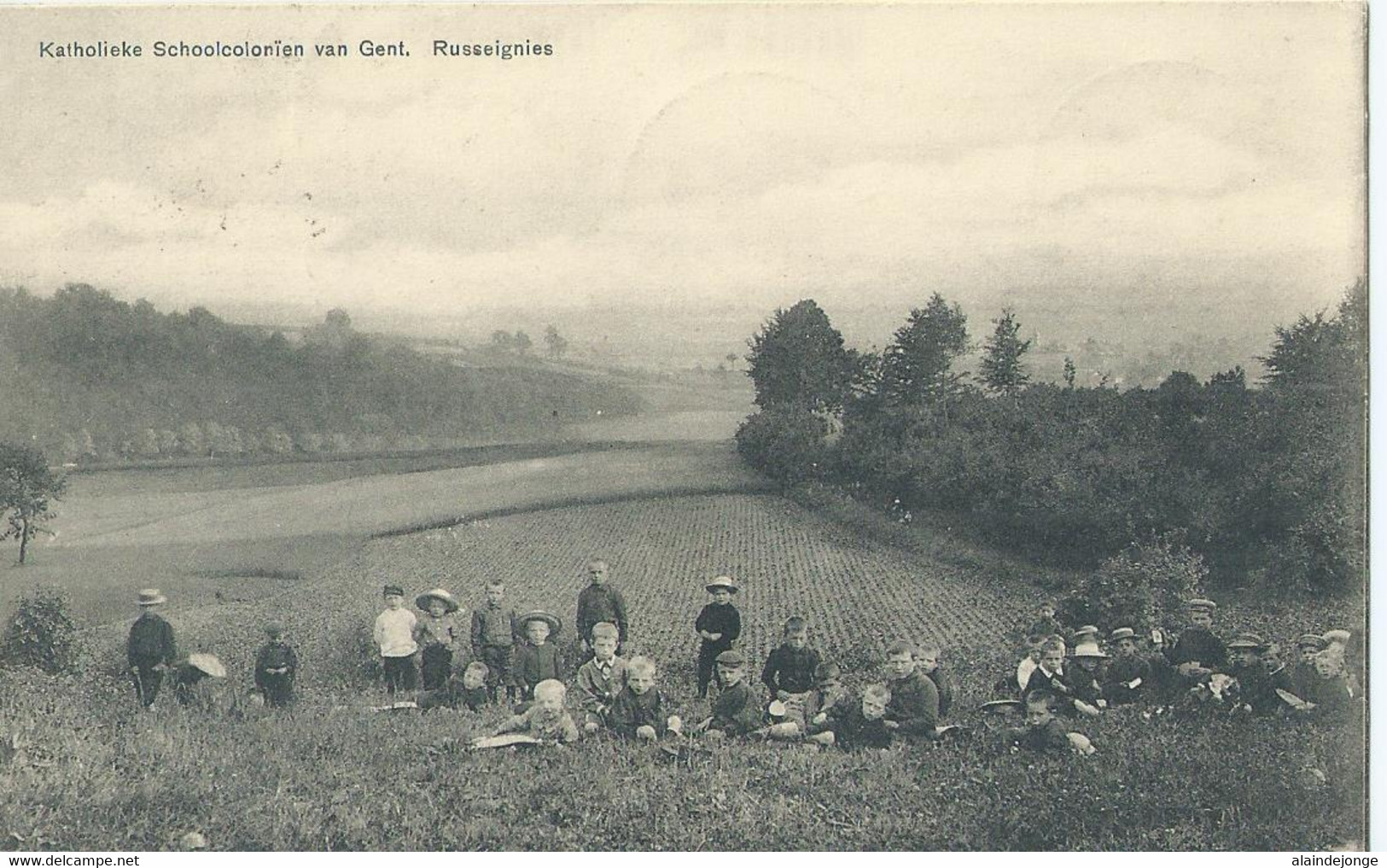 Russeignies - Rozenaken - Katholieke Schoolcoloniën Van Gent - 1909 - Kluisbergen