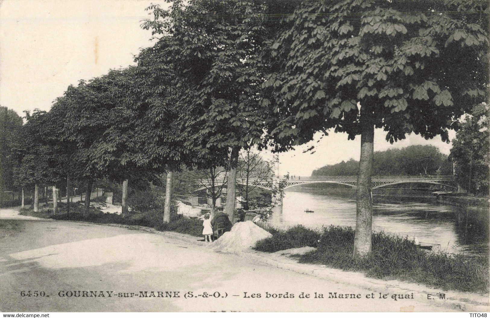 FRANCE- 93 SEINE St DENIS - GOURNAY-sur-MARNE - Les Bords De La Marne Et Le Quai - Gournay Sur Marne
