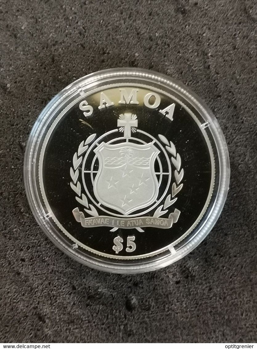 5 TALA 2012 (DOLLARS) ARGENT SAMOA / LES 10 COMMANDEMENTS / VIII - TU NE MENTIRAS PAS - Samoa Américaine