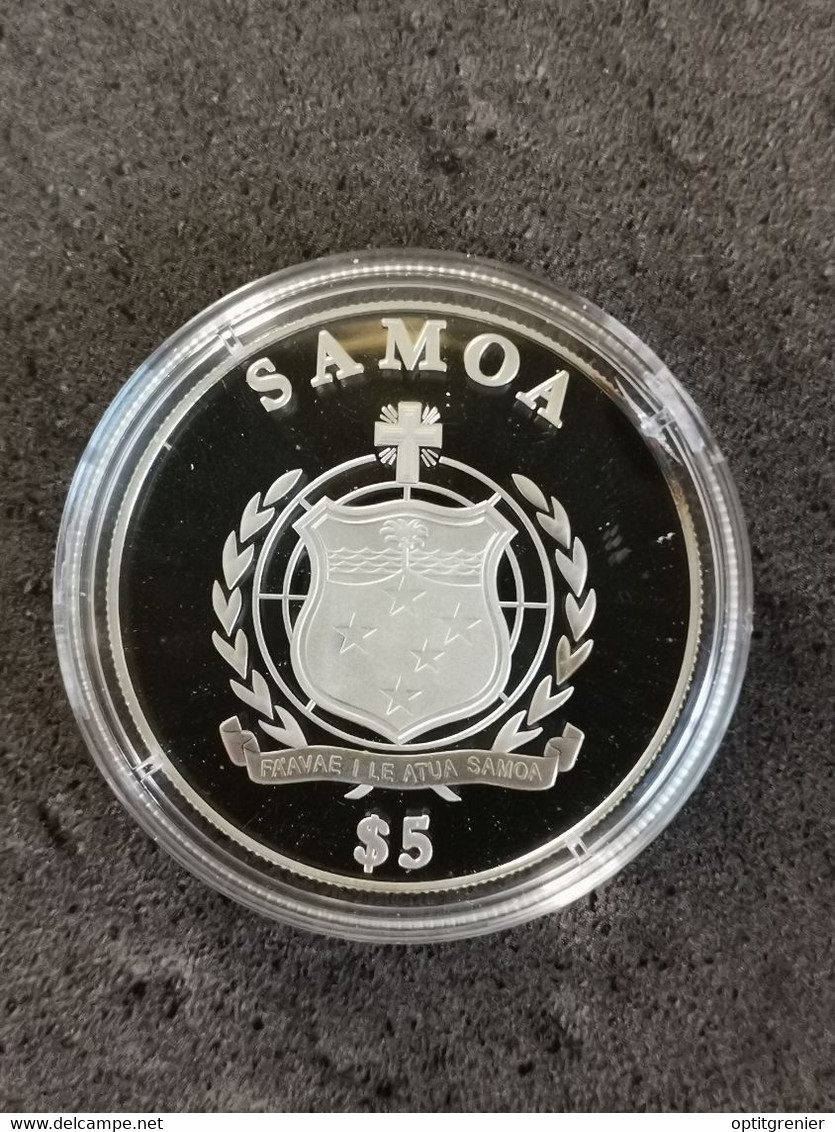 5 TALA 2012 (DOLLARS) ARGENT SAMOA / LES 10 COMMANDEMENTS / X - TU NE DESIRERAS PAS INJUSTEMENT LE BIEN DES AUTRES - American Samoa