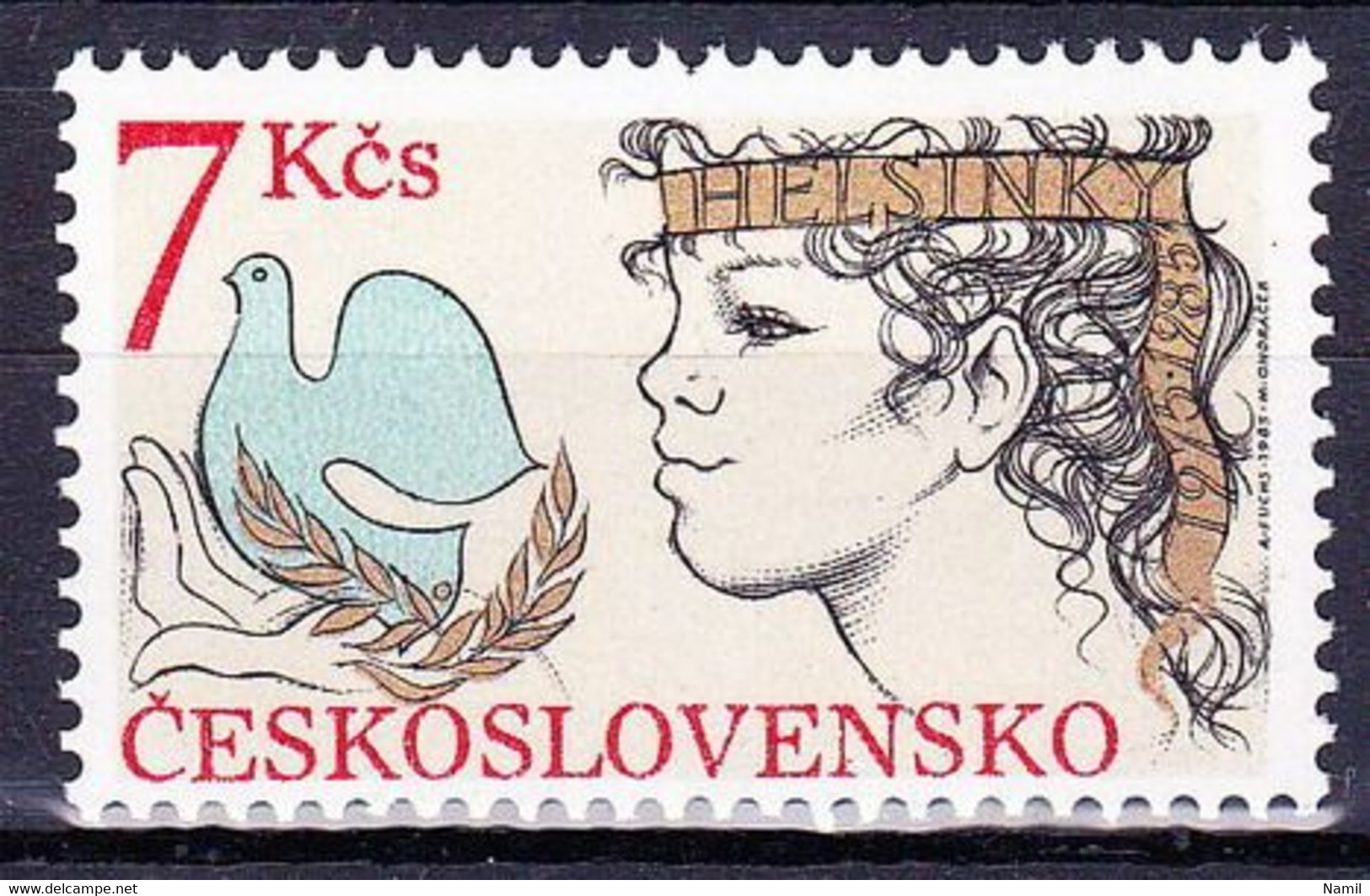 ** Tchécoslovaquie 1985 Mi 2822 A (Yv Timbre De BF 69), (MNH) ** - Ongebruikt