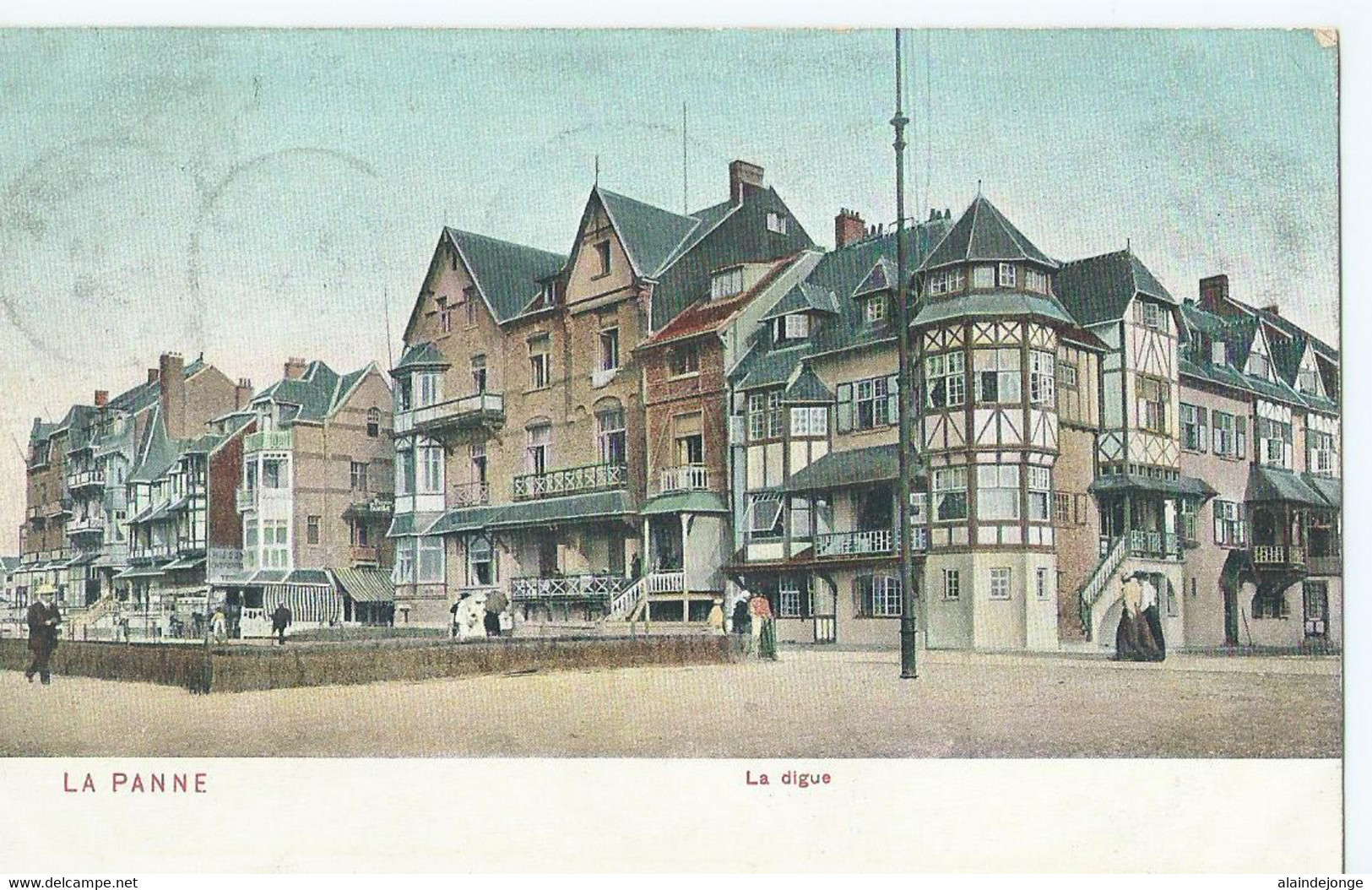 La Panne - De Panne - La Digue - D.T.C. , Anvers 1905 Pan. 1 - 1907 - De Panne