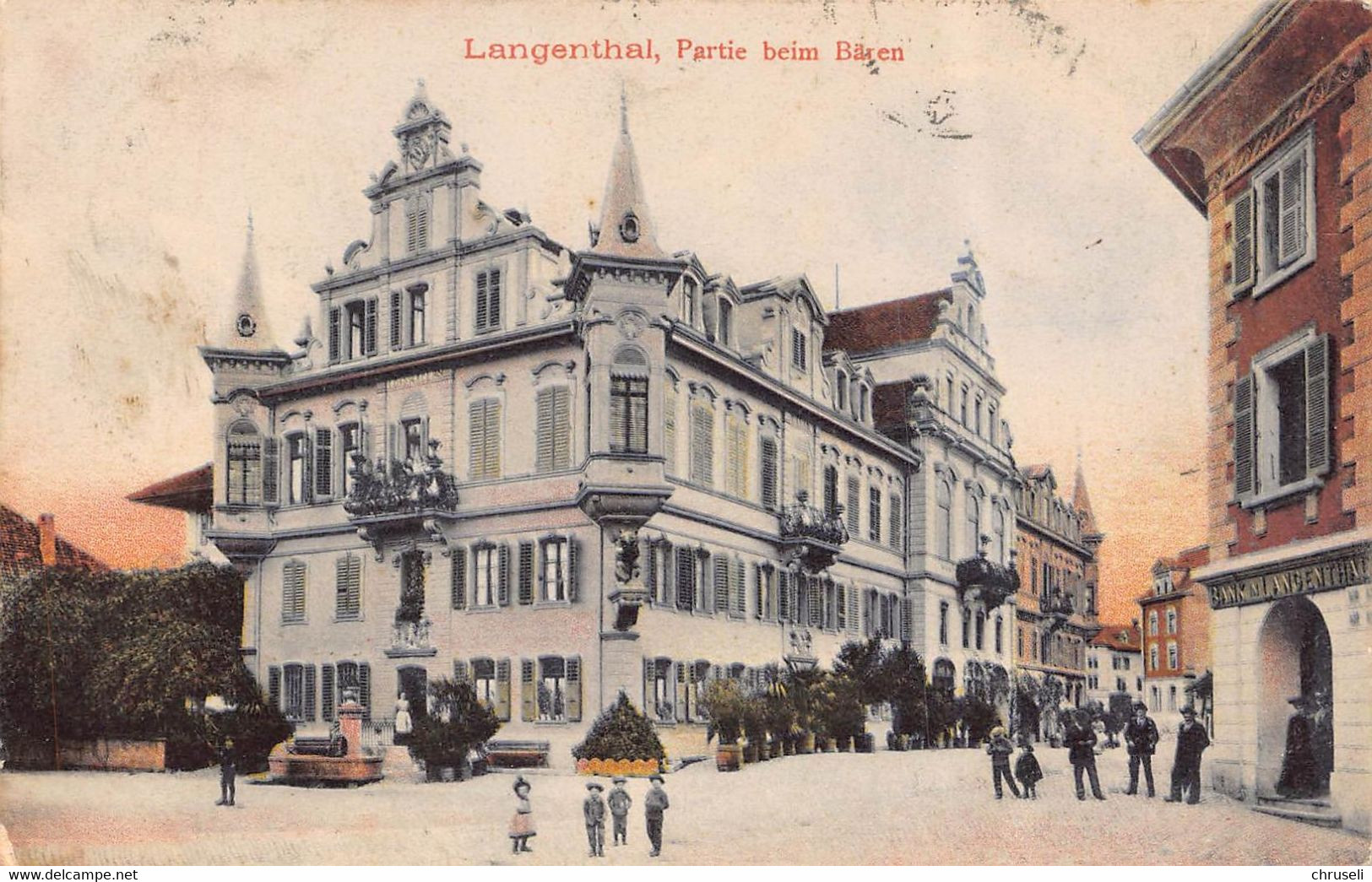 Langenthal Hotel Bären Color 1900 - Langenthal