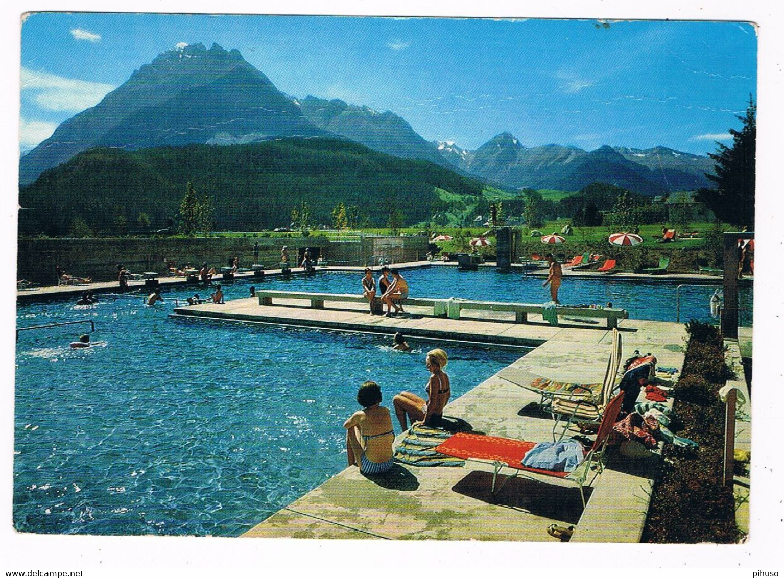 CH-7160   SCUOL : Schwimmbad ( Piscine ) - Scuol