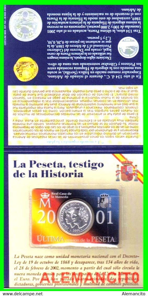 CARTERA COLECCION LA PESETA ,TESTIGO DE LA HISTORIA, ESTUCHE OFICIAL AÑO 2007 - Mint Sets & Proof Sets