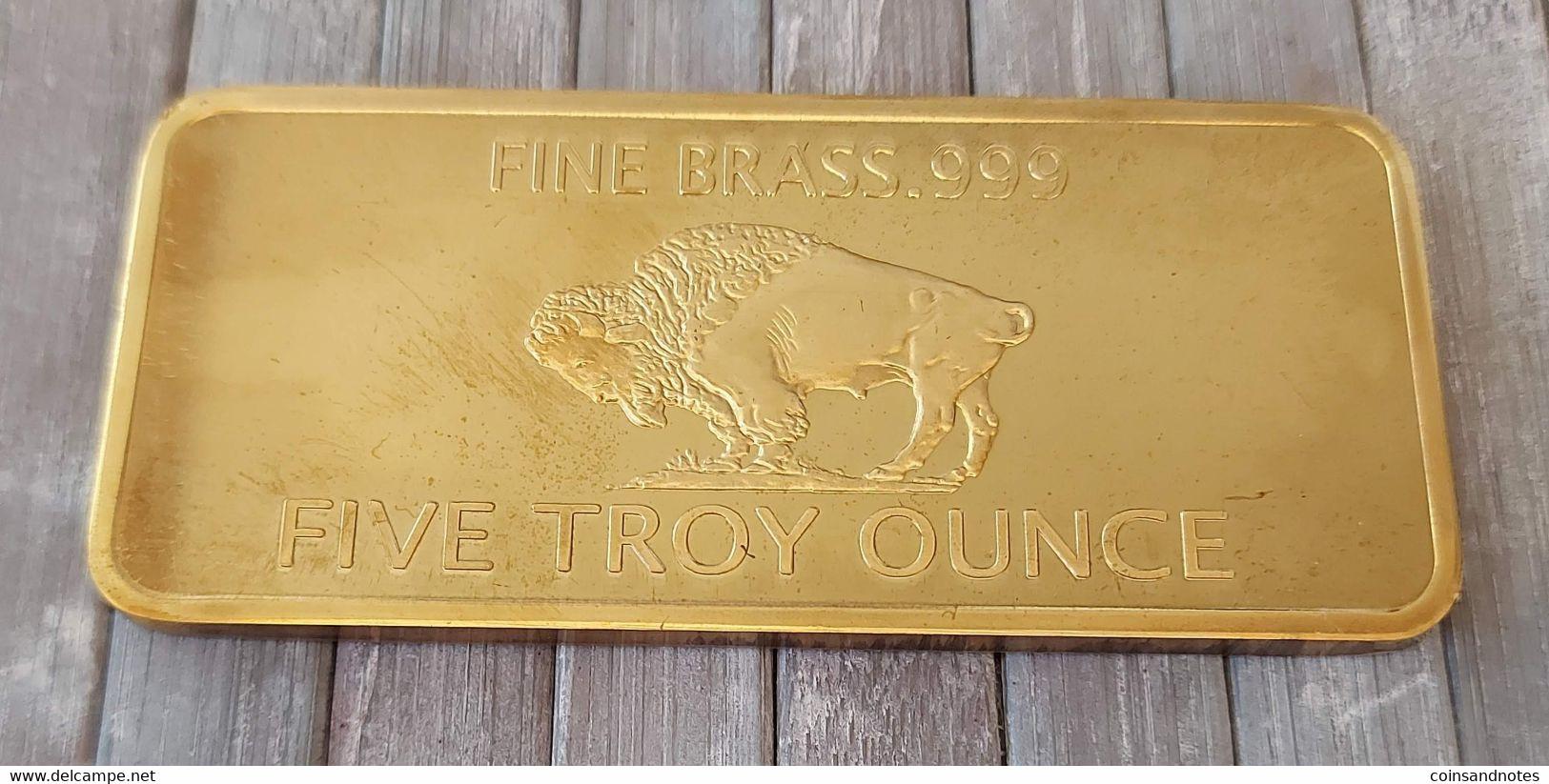USA - 5 Troy Ounce Brass (messing) Bullion ‘Buffalo’ - UNC - Collections