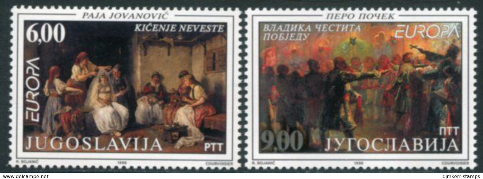 YUGOSLAVIA 1998 Europa: Festivals MNH / **.  Michel 2855-56 - Neufs