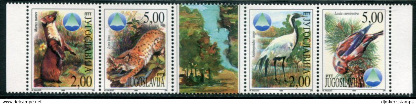 YUGOSLAVIA 1998 Protected Fauna MNH / **.  Michel 2871-74 - Ungebraucht